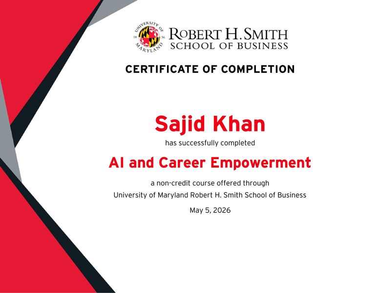AI and Career Empowerment – University of Maryland